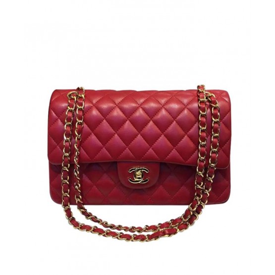 C-C Classic Flap Bag Lambskin 25cm 
