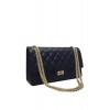C-C Women's Classic Jumbo Flap Bag A37586 Black