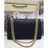 C-C Women's Classic Jumbo Flap Bag A37586 Black