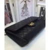 C-C Women's Classic Jumbo Flap Bag A37586 Black
