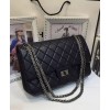 C-C Women's Classic Jumbo Flap Bag A37586 Black