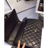C-C CF MAXI 33cm Bag A58601 Black Lambskin