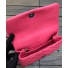 C-C Flap Bag with Top Handle Peachblow