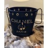 C-C Small Drawstring Bag AS1045 Black