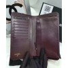 C-C Quilted Bi-fold Wallet in Lambskin Black