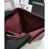 C-C Quilted Bi-fold Wallet in Caviar Black