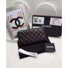 C-C Matrasse Around Zipper Long Wallet Black