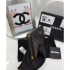 C-C Matrasse Around Zipper Long Wallet Black