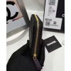 C-C Matrasse Around Zipper Long Wallet Black