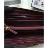 C-C Matrasse Around Zipper Long Wallet Black