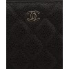 C-C Matrasse Around Zipper Long Wallet Black