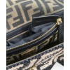 Fendi Raffia Baguette FF Bag 8BR600