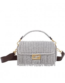 Fendi Wool Bag With Fringes