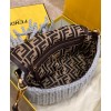 Fendi Wool Bag With Fringes