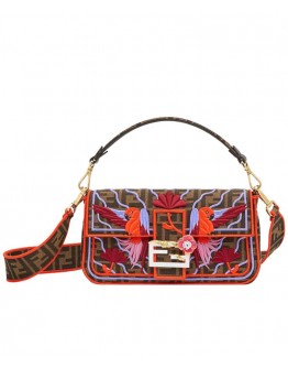 Fendi Baguette Bag 8BR600 Coffee