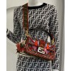 Fendi Baguette Bag 8BR600 Coffee