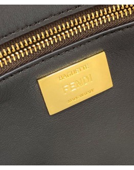 Fendi Baguette Bag 8BR600 Coffee