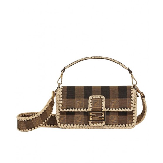 Fendi Baguette Bag 8BR600 Coffee