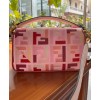 Fendi Beige Baguette  FF Canvas Bag