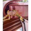 Fendi Beige Baguette  FF Canvas Bag
