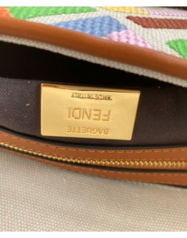 Fendi Baguette Bag 8BR600 Coffee
