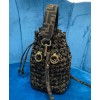 Fendi Mon Tresor Fabric Interlace Mini-bag 8BS010S Coffee