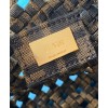 Fendi Mon Tresor Fabric Interlace Mini-bag 8BS010S Coffee