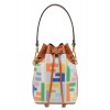 Fendi Mon Tresor Mini-bag In Canvas 8BS010 Coffee