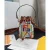 Fendi Mon Tresor Mini-bag In Canvas 8BS010 Coffee