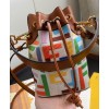Fendi Mon Tresor Mini-bag In Canvas 8BS010 Coffee