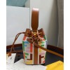 Fendi Mon Tresor Mini-bag In Canvas 8BS010 Coffee