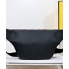 Fendi Shearling Logo Belt Bag 7VA434 Coffee