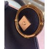 Fendi Multicolour leather belt bag 8BM005 Black