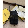 Fendi Leather And Mesh Mini-Bag 8BS010