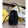 Fendi Leather And Mesh Mini-Bag 8BS010