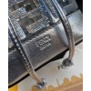 Fendi Mon Tresor Fendi Prints On PVC mini bag Silver