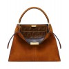 Fendi Peekaboo X-lite Suede Bag 8BN304 Orange