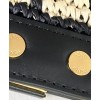 Fendi Peekaboo X-Tote FF Raffia Bag 8BH374 Black