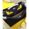 Fendi Peekaboo In Black Roman Leather 7VA388 Black