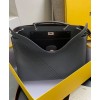 Fendi Peekaboo Iconic Essential Calf Leather Bag 7VA476 Black
