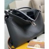 Fendi Peekaboo Iconic Essential Calf Leather Bag 7VA476 Black