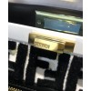 Fendi Peekaboo Regular Multicolour leather bag 8BN290 Black