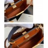 Fendi Peekaboo Iconic Essentially Leather Bag Dark Blue