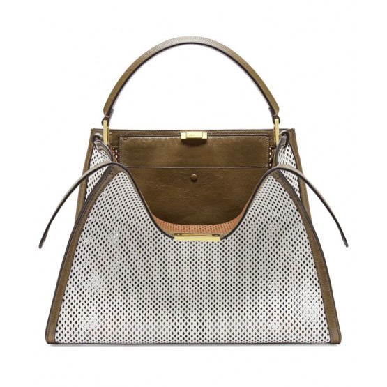 Fendi Peekaboo X-lite Large 8BN304 White