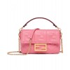 Fendi Mini Baguette Leather Bag 8BS017
