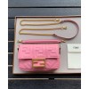 Fendi Mini Baguette Leather Bag 8BS017