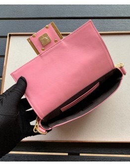 Fendi Mini Baguette Leather Bag 8BS017