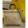 Fendi Sunshine Medium Tote 8BH386 Cream