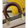Fendi Sunshine Medium Tote 8BH386 Cream