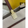 Fendi Sunshine Medium Tote 8BH386 Cream